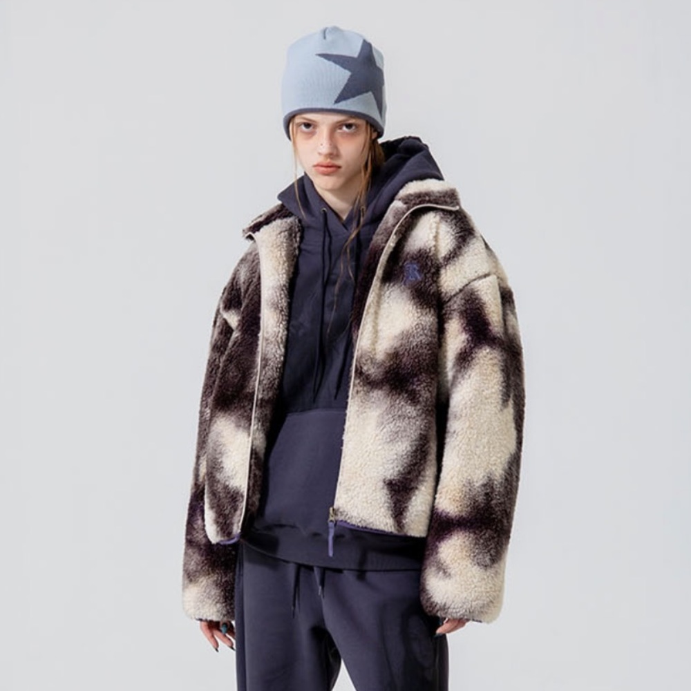 Running High Boa Fleece Sherpa Jacket in multicolor